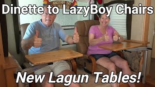 RV Dinette to LazyBoy Style Recliners with Lagun Tables [upl. by Lang211]