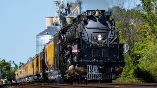 Union Pacifics Big Boy 4014 across Illinois [upl. by Bonneau]