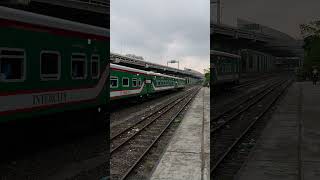 Dhaka Cantonment Railway Station Generally intercity trains do not stop here intercity [upl. by Krystal]