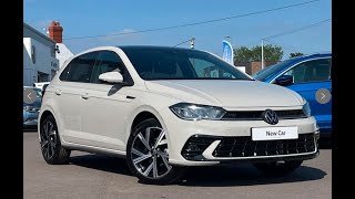 Brand New Volkswagen Polo RLine 10 TSI Manual Ascot Grey  Wrexham Volkswagen [upl. by Trilbi]