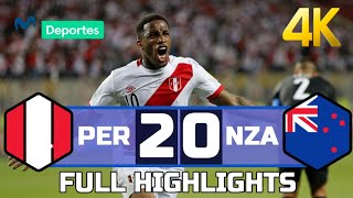 Peru vs Nueva Zelanda 20 Resumen completo amp Goles Tv Peru [upl. by Curzon]