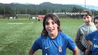 Entrevista a Santi Miguélez jugador del Real Oviedo 2012 07 01 [upl. by Latoye]