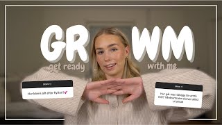 GET READY WITH ME │Svarar på era frågor [upl. by Suk]