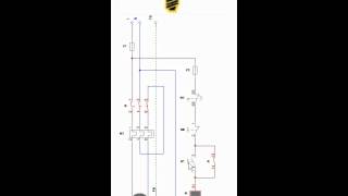 Partida Direta de Motor monofasico  Simulado no Cad Simuwmv [upl. by Anitnauq]