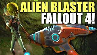 Fallout 4s ALIEN BLASTER Pistol UFO Crash Site Alien Enemy and Unique Pistol Guide [upl. by Rempe]