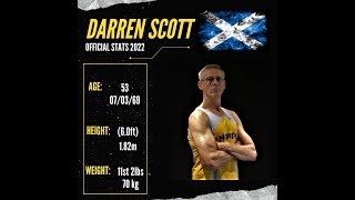 Darren Scott Weight session challenge 2022 [upl. by Itnahs]