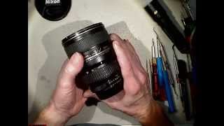 Stuck zoom in AFs Nikkor 17 35mm 128DEDPART1Motion Lapse film [upl. by Enitsud]