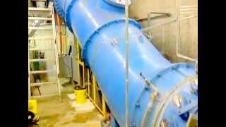 550 KW turbine generator at hydroelectric dam [upl. by Femi]