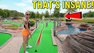 We LOVE This Mini Golf Course  SUPER FUN and Challenging Course [upl. by Ennoira]