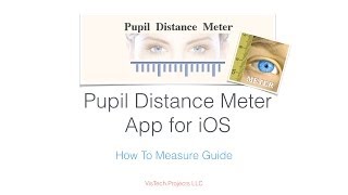 Pupil Distance Meter for iOS How To Measure PD pupillary distance [upl. by Jillene485]