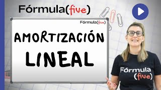 CÓMO CONTABILIZAR LA AMORTIZACIÓN LINEAL CONTABILIDAD [upl. by Azzil]