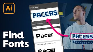 Find Fonts from Images with Retype in Illustrator [upl. by Darby]