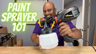 HOW TO USE A PAINT SPRAYER FOR BEGINNERS [upl. by Battista570]