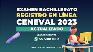 REGISTRO PASO A PASO AL EXAMEN ACREDITABACH CENEVAL  BACHILLERATO CENEVAL 📝 [upl. by Nev]