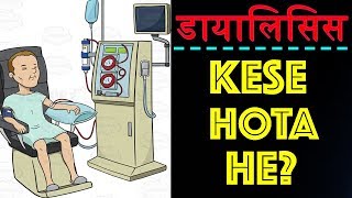 Dialysis kaise hota he  Dialysis Dialyzer Artificial kidney explained  Medical Guruji [upl. by Amye]