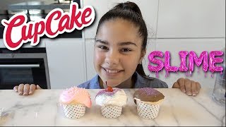 Making Cupcake Slime  Graces Room [upl. by Miranda]