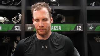 Dallas Stars Radek Faksa PreGame Interview Game 5 vs COL Western Conf 2nd Round [upl. by Tatiana]