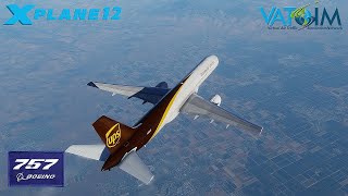 XPlane 12 Live  Heading Back Stateside in the 757 With VATSIM ATC  YHM  SDF  ORD [upl. by Bocyaj]