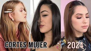 TENDENCIAS CABELLO 2024 ✂️ ESTILOS DE CORTES DE MODA [upl. by Lanor]