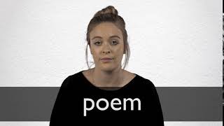 How to pronounce POEM in British English [upl. by Hogan]