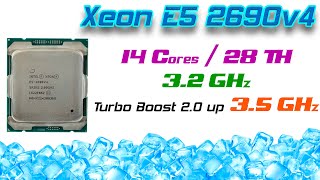 Xeon E5 2690v4  неистовая мощь 🔥 Возможно лучший вариант CPU для игр на LGA20113 Детальный тест [upl. by Kienan]