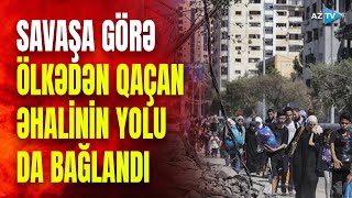 İsrail ordusu Livanda əsas yolu belə bağladı əhalinin ölkədən çıxışında problem yarandı [upl. by Ayatnwahs]