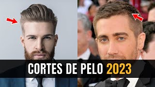 Cortes de PELO para HOMBRE en 2023  ¡Tienes que probar el TERCER LOOK [upl. by Aynot]