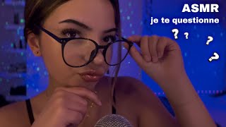 ASMR  INTERROGATOIRE VERS LE SOMMEIL 😴📝 [upl. by Nahgen]