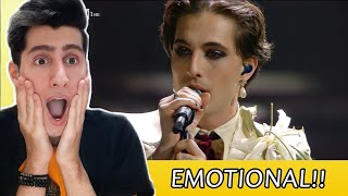 Måneskin  Coraline Sanremo 2022 Reaction [upl. by Reinaldos227]