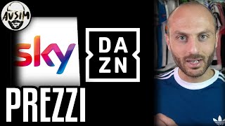 Quanto costa il calcio in TV 2122 prezzi DAZN Sky Amazon Mediaset NOW  Speciale Avsim [upl. by Euqor317]