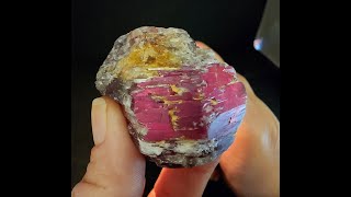 Rare GemQuality Pink Diaspore Color Change Gemstone Csarite 660 ct 465 oz [upl. by Idna856]