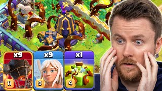 NEUE Rathaus 16 LieblingsStrategie mit ÜBERWUCHERUNGSZAUBER Clash of Clans [upl. by Notlaw]