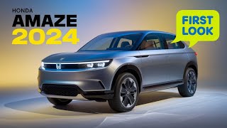 HONDA AMAZE 2024  FIRST LOOK amp KEY FEATURES REVEALED  AUTOBIKCAR [upl. by Olette]