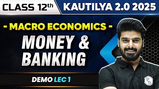 Money amp Banking  Economics  Class 12th Commerce [upl. by Roose30]