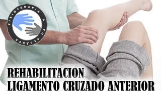 Rehabilitacion del ligamento cruzado anterior o LCA Fase 1 ejercicios y tratamiento [upl. by Jeremy]