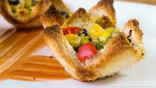 Instant Pizza Cups  Bread Pizza Cups  Katori Pizza  Easy Anytime Snack [upl. by Ahsemat101]