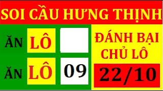 Soi Cầu Hưng Thịnh ngày 22102024  HƯNG THỊNH XSMB 2210– Soi Cầu Siêu Chuẩn Cầu xsmb đẹp hôm nay [upl. by Ury]