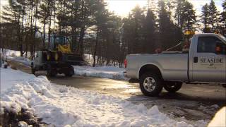 Hooklift truck taking the Yanmar [upl. by Mcferren330]