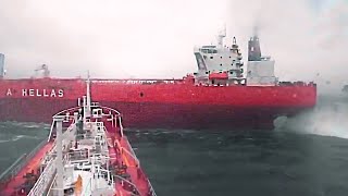 Biggest Ship Collisions and Mistakes Caught On Camera [upl. by Ojimmas]