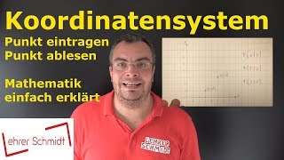 Koordinatensystem Einen Punkt richtig einzeichnenablesen  Geometrie  Mathematik [upl. by Ahsienyt860]