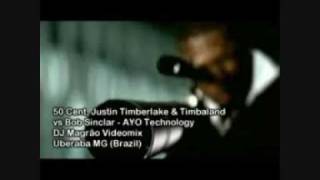 50 Cent feat Justin Timberlake amp Timbaland vs Bob Sinclar Ayo Technology [upl. by Aynatahs]