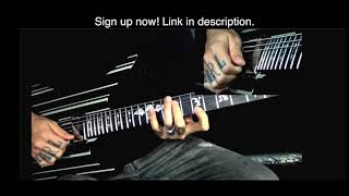 Synyster Gates Lesson in HD [upl. by Ybroc]