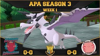 PREHISTORIC TERROR  APA S3W1 Battle  Durham Druddigons VS Carolina Clefables [upl. by Acinet12]