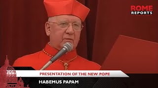 Habemus Papam When Cardinal Medina introduced the new Pope [upl. by Aneehsak]