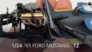 FORD MUSTANG FASTBACK 124 REVELL  part 12 [upl. by Alber779]