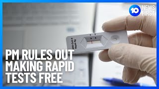 Outrage Over Rapid Antigen Test Cost  10 News First [upl. by Lasiaf]