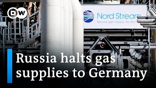 Russias Gazprom announces indefinite shutdown of Nord Stream 1 pipeline  DW News [upl. by Brelje]