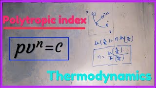 Polytropic indexThermodynamics [upl. by Mayram939]