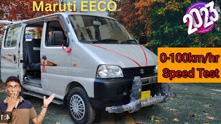 Maruti EECO 2024 New Model  0 to 100 Speed Test  Modified  7 Seater  5 Seater  CNG  Top Speed😱 [upl. by Anadal]