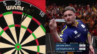 NZ Darts Masters 2024  Semi Finals  Luke Humpries vs Luke Littler [upl. by Rorie]